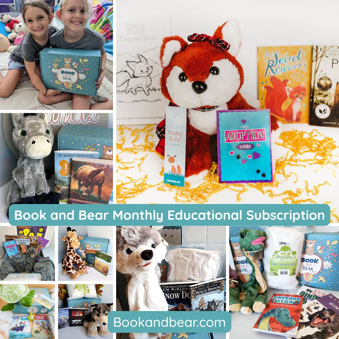 Book and Bear 9-Month Reading Adventure (Large Animal & Chapter Books)