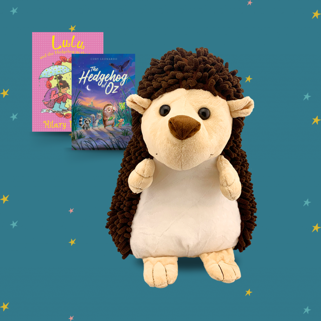 Hedgehog Stuffing Kit & Book Set