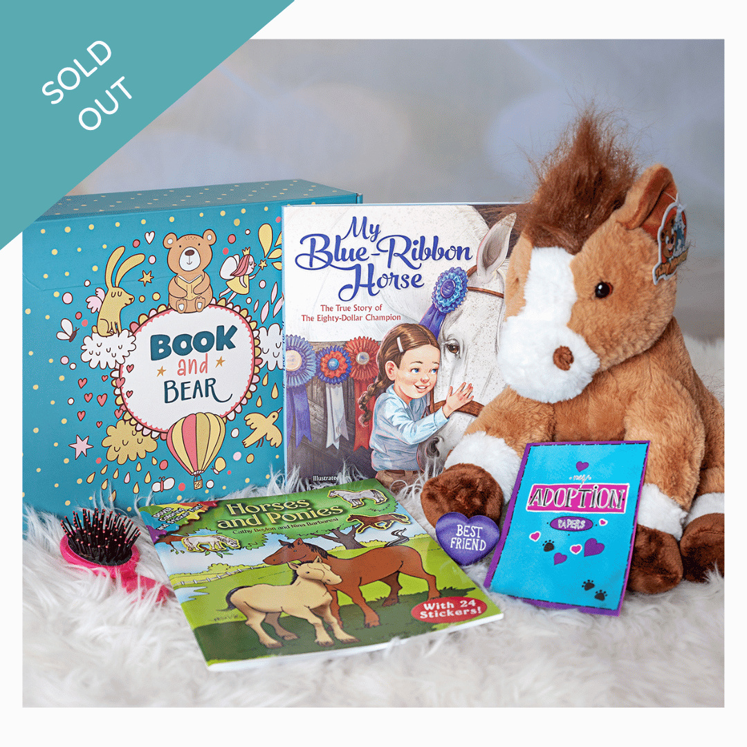 Horse Stuffing Kit and Book Set by Book and Bear