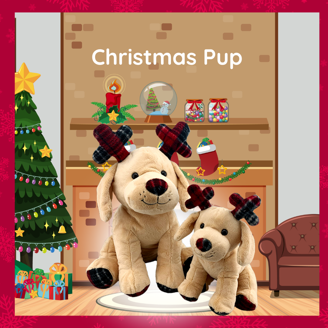 Christmas Pup Stuffing Kit & Two Chapter Books – Festive & Fun!