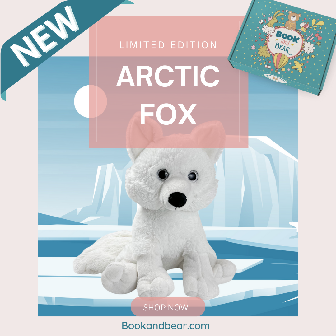 Huggable Arctic Fox Stuffing Kit & Picture Book – Big, Soft & Fun!