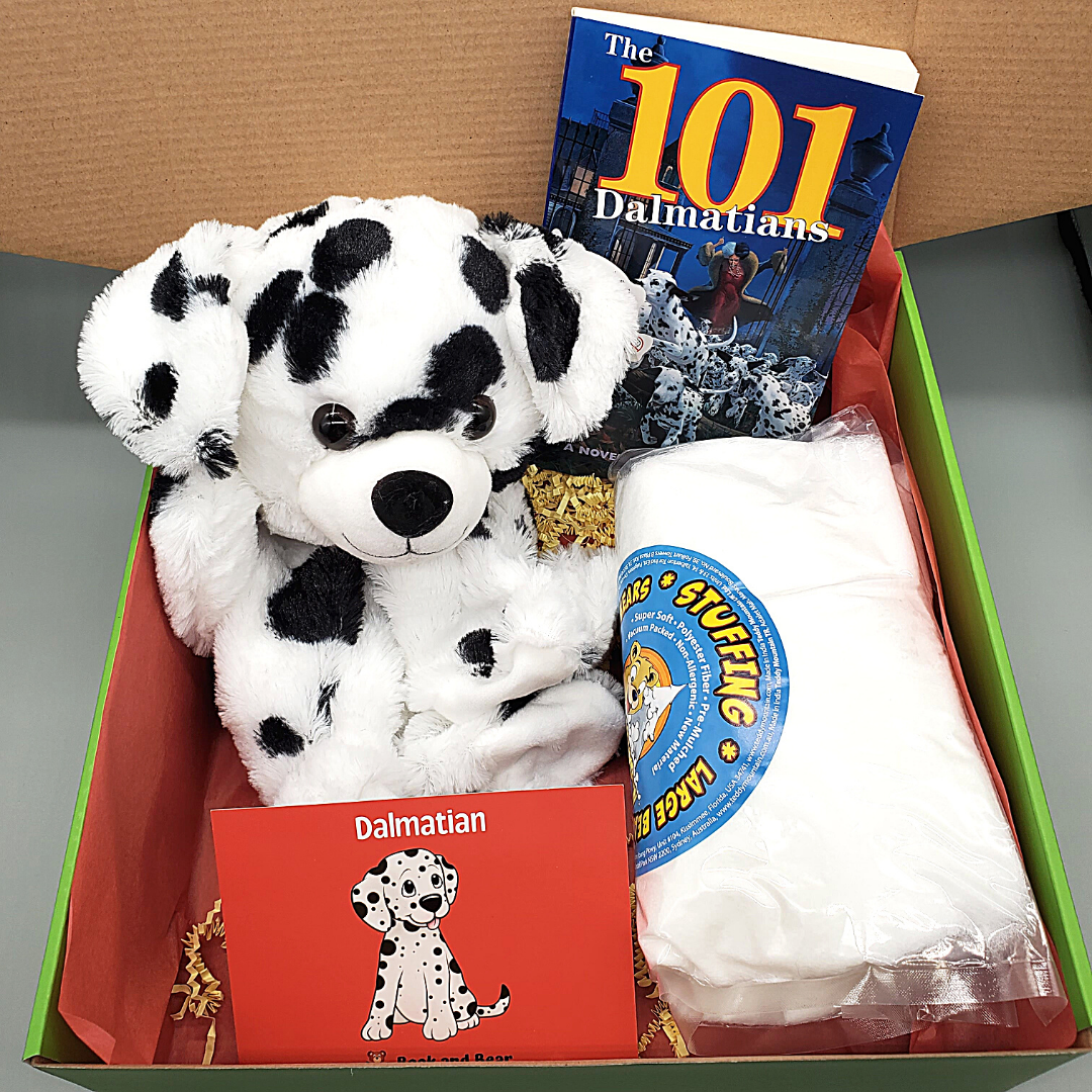 Dalmatian Book & Bear Box