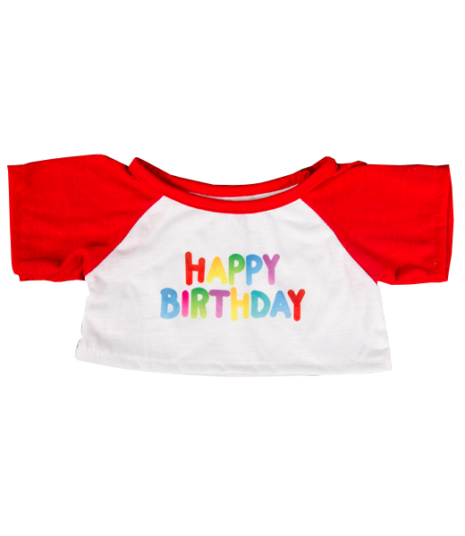 Birthday Celebration Bear Tee Shirt