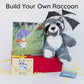 Raccoon Stuffing Kit and Picture Book Set