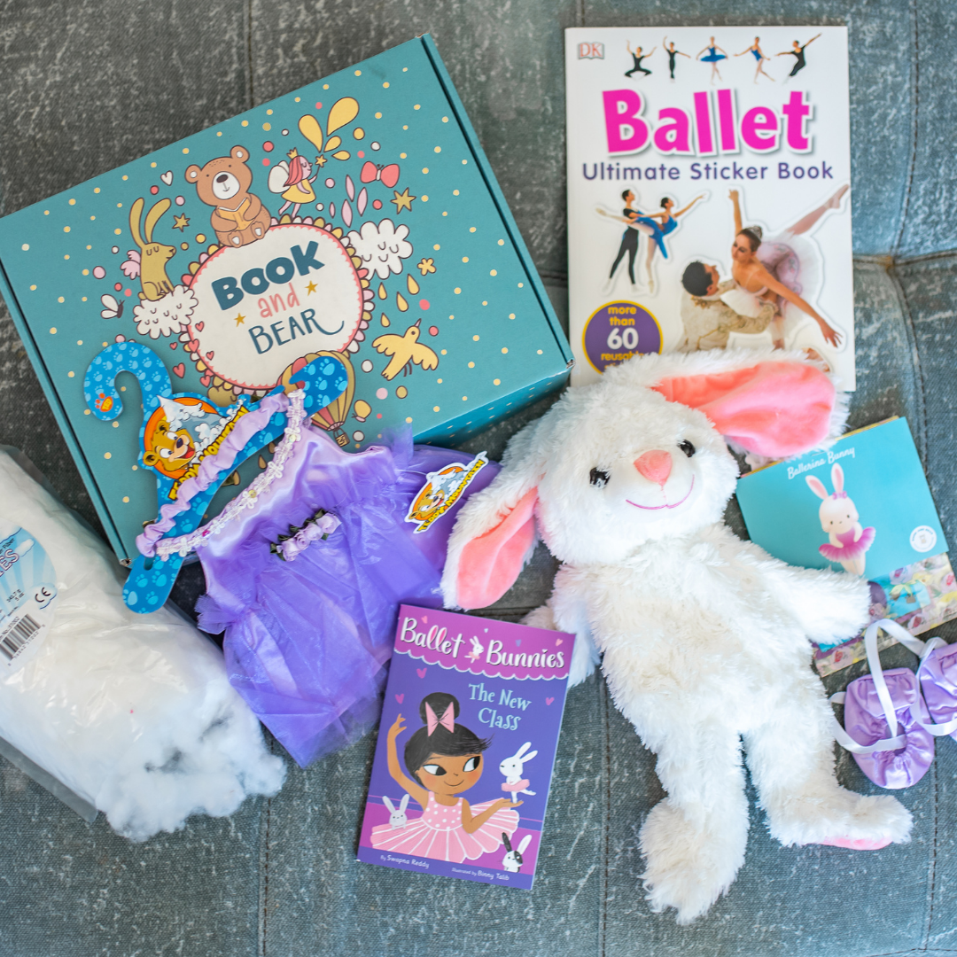 Ballerina Bunny to Build - Stuffing Kit and Book Boxed Set