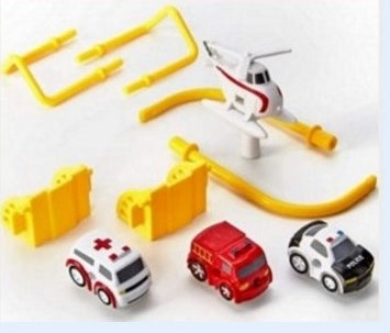 Adventure Parking Lot Car Track – Interactive Rail Toy Set for Kids