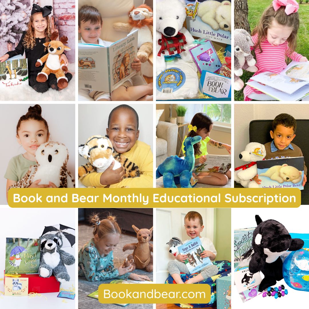 Book and Bear 12-Month Reading Adventure (Large Animal & Picture Books)