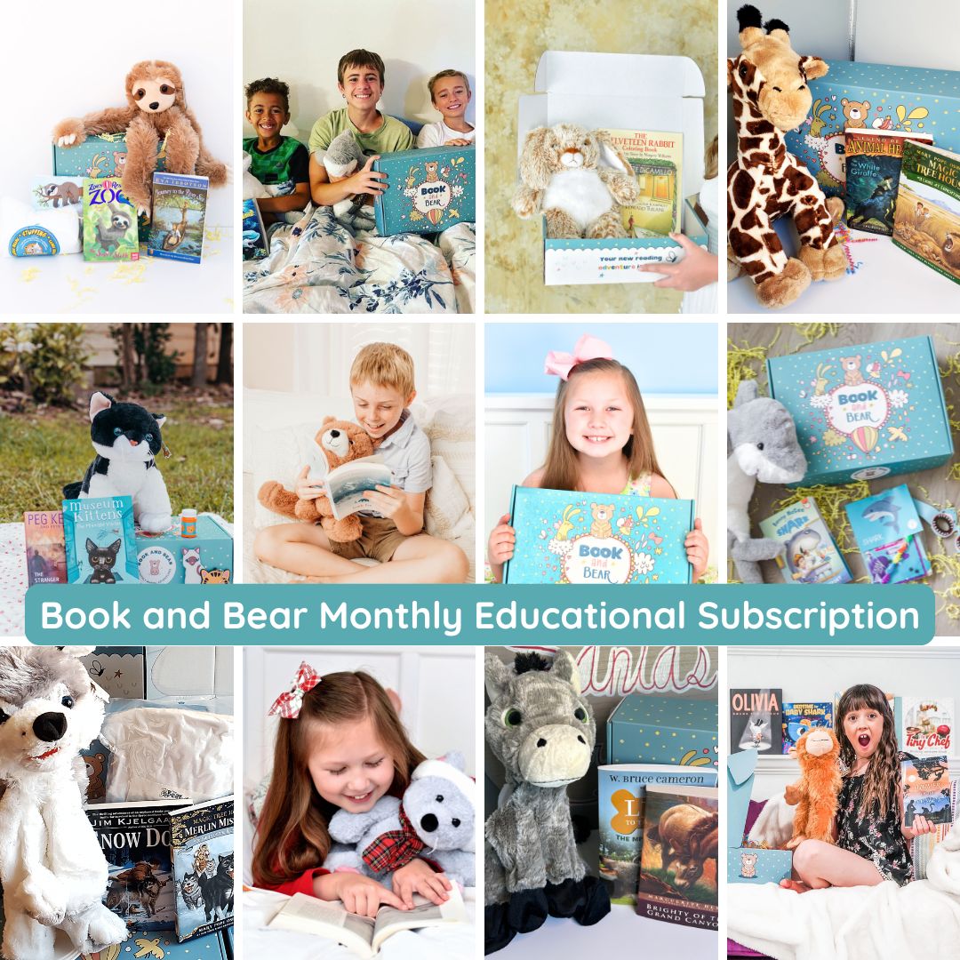 Book and Bear 12-Month Reading Adventure (Large Animal & Chapter Books)