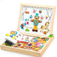 Wooden Magnetic Puzzle Board – 3D Educational Drawing Toy for Kids