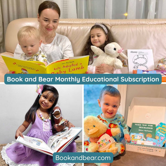 Book and Bear 3-Month Reading Adventure (Large Animal & Picture Books)