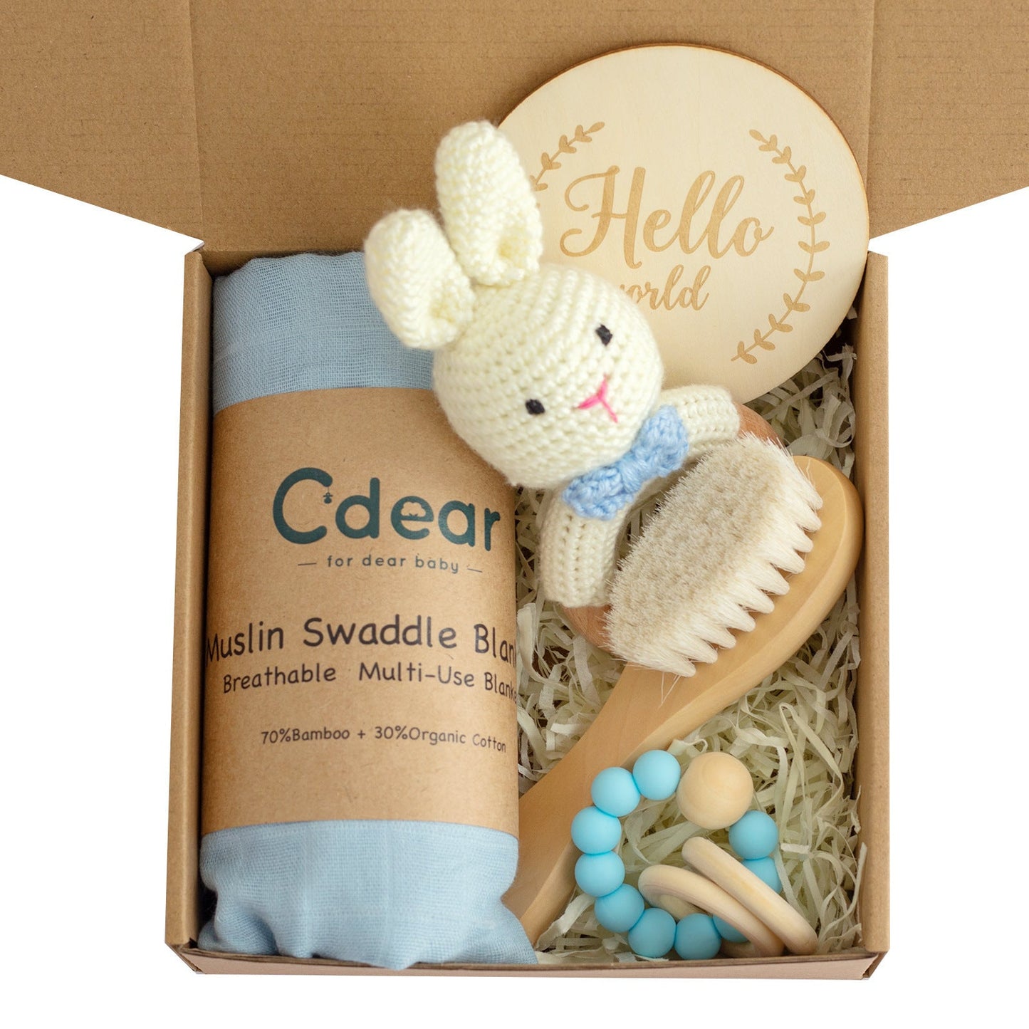Baby Teething Toy Gift Set – Soothing Teether and Sensory Development Kit