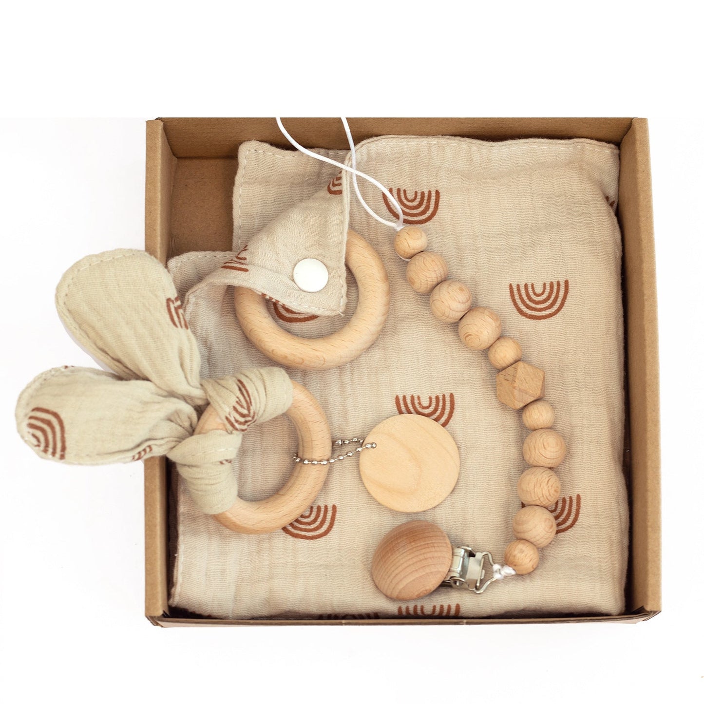 Baby Teething Toy Gift Set – Soothing Teether and Sensory Development Kit