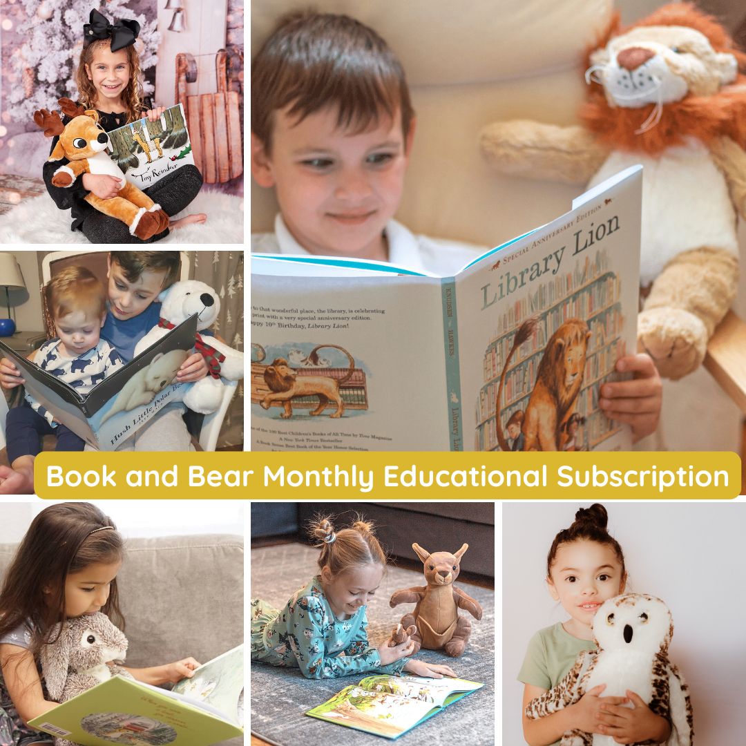 Book and Bear 6-Month Reading Adventure (Large Animal & Picture Books)