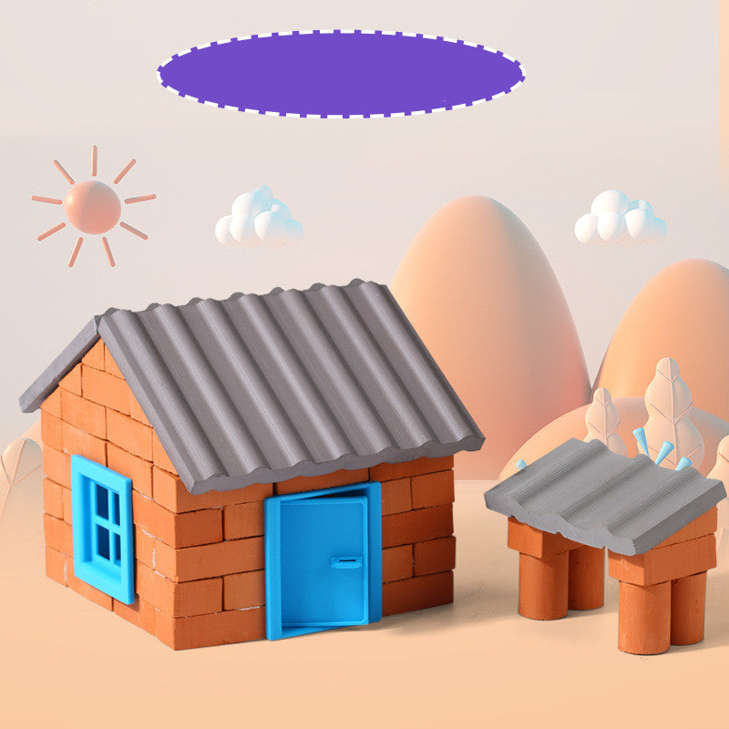 DIY Mini Mason Build-A-House Kit – Educational Construction Toy for Kids