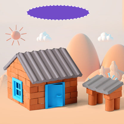 DIY Mini Mason Build-A-House Kit – Educational Construction Toy for Kids