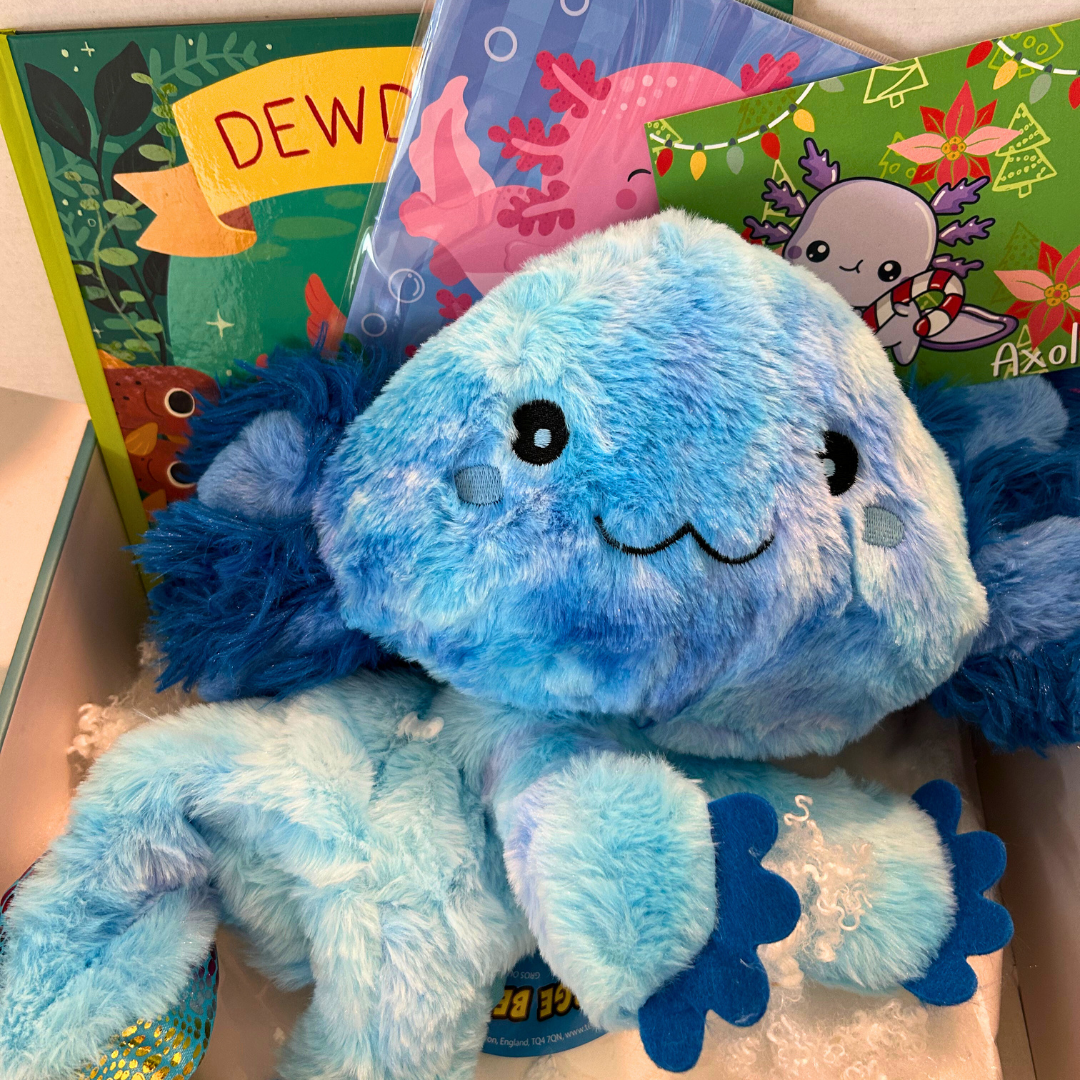 Adorable Axolotl Adventure Stuffing Kit and Book Set