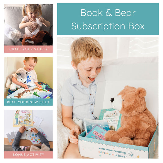 Book and Bear 12-Month Reading Adventure (Bitty Animal with Chapter Books)
