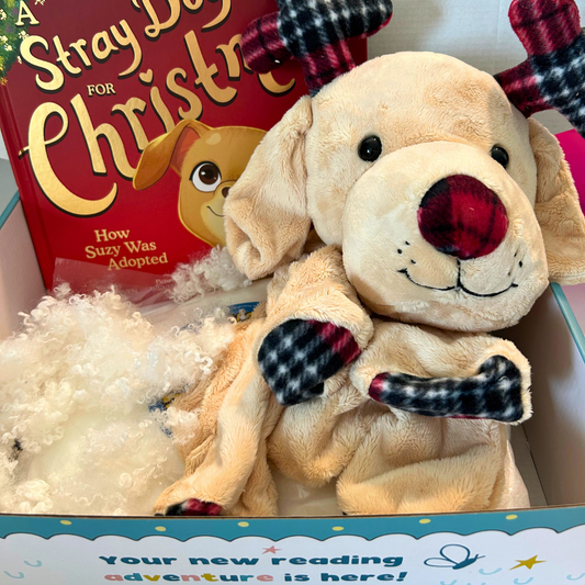 Christmas Pup Stuffing Kit & Two Chapter Books – Festive & Fun!