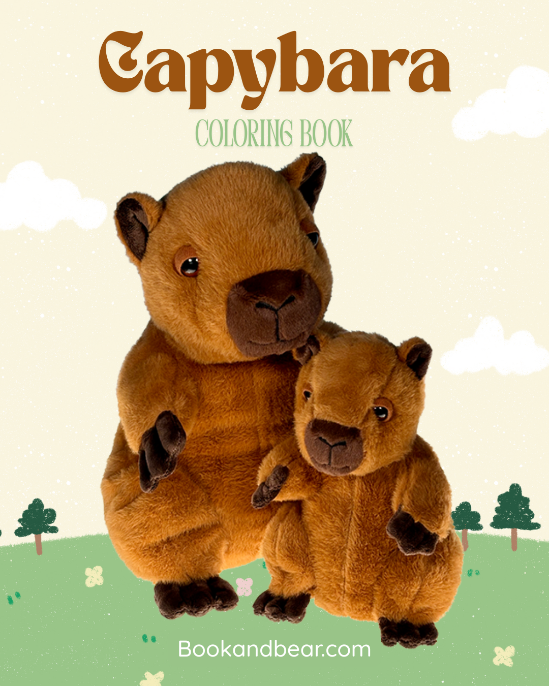 Capybara Stuffing Kit & Book Set