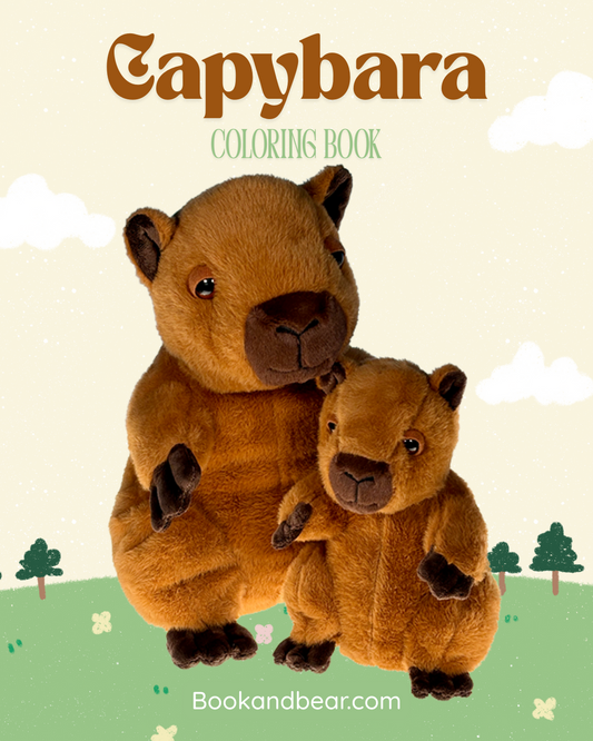 Capybara Stuffing Kit & Book Set