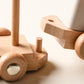 Wooden Birthday Train Building Blocks – Montessori Stacking Educational Toy