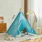 1.3M Indian Kids Tent Wigwam Tipi for Children Folding Indoor Outdoor