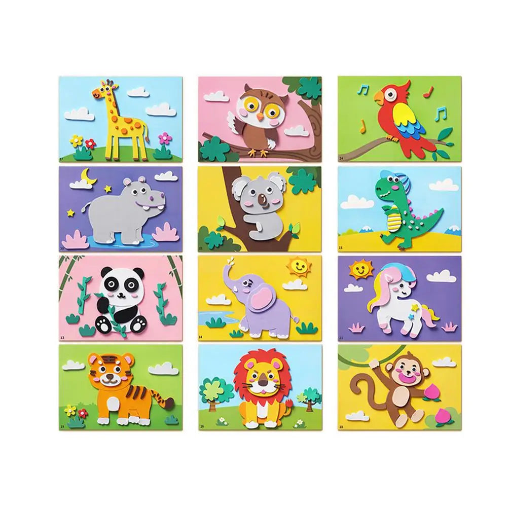 DIY Sticker Art Craft Kits – Fun Educational Handmade Toys