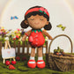 African American Plush Doll Dora