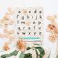 Alphabet Learning Toy: Montessori Letters Matching Game