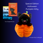 Bitty Pumpkin Kitty Stuffing Kit & Book Set