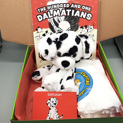 Dalmatian Book & Bear Box