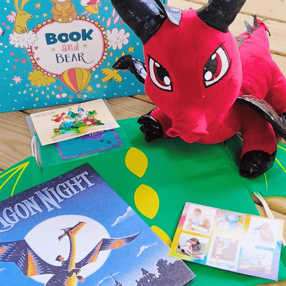 Dragon Stuffing Kit and Book Set by Book and Bear