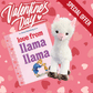 Valentine Bitty Llama Special Edition