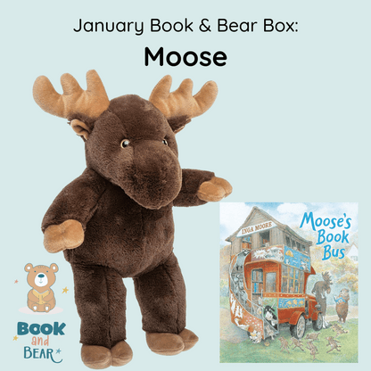 Moose Stuffing Kit & Book Set