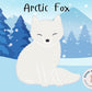 Arctic Fox Stuffing Kit & Book Set | Book & Bear