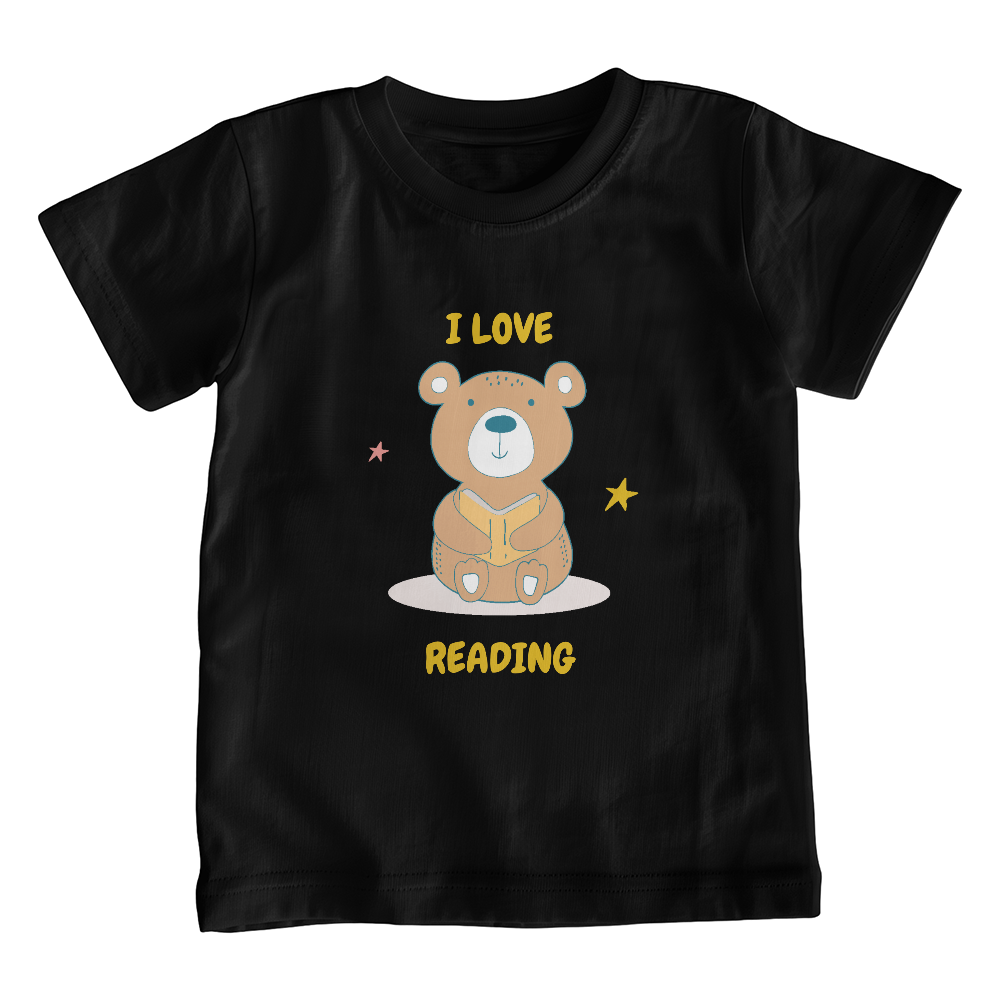 I Love Reading Kid's Short Sleeved Tee