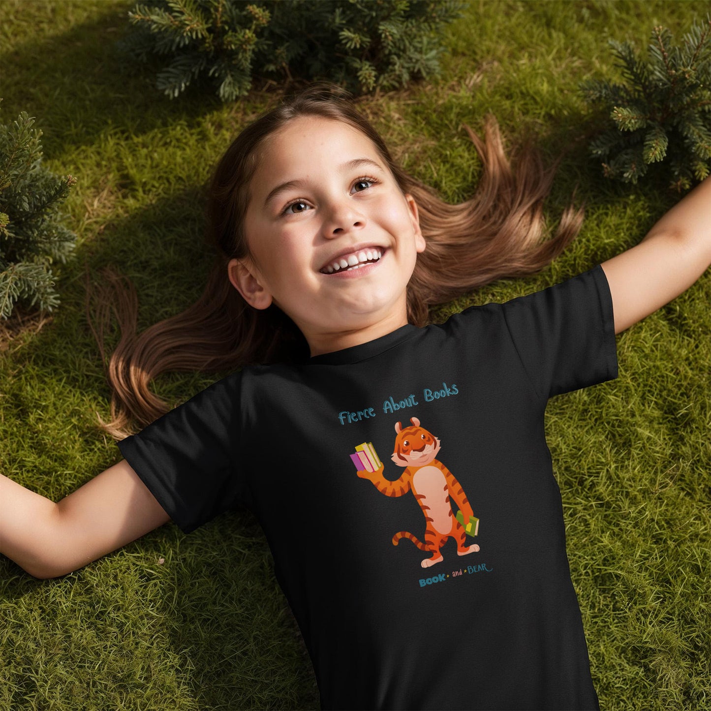 Fierce About Books Tiger Tee