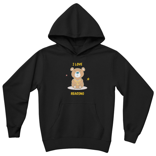 I Love Reading Kids Long Sleeved Hoodie