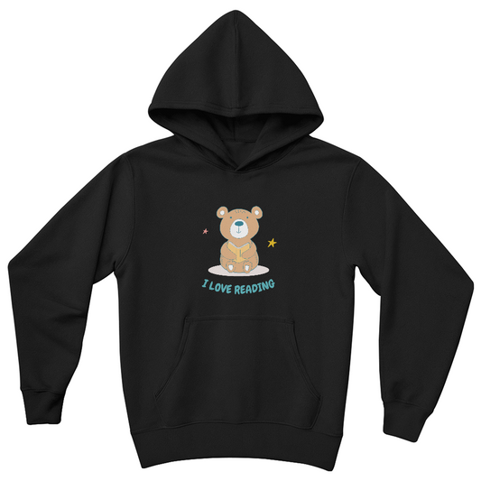 Cozy Kids’ Hoodie – I Love Reading - Soft, Stylish Everyday Fun!