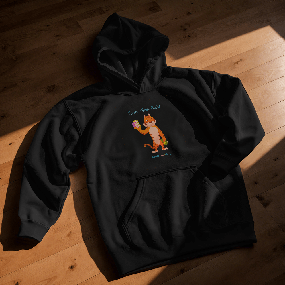 Fierce About Books Kids' Hooded Sweatshirt
