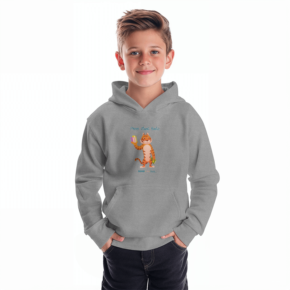 Fierce About Books Kids' Hooded Sweatshirt