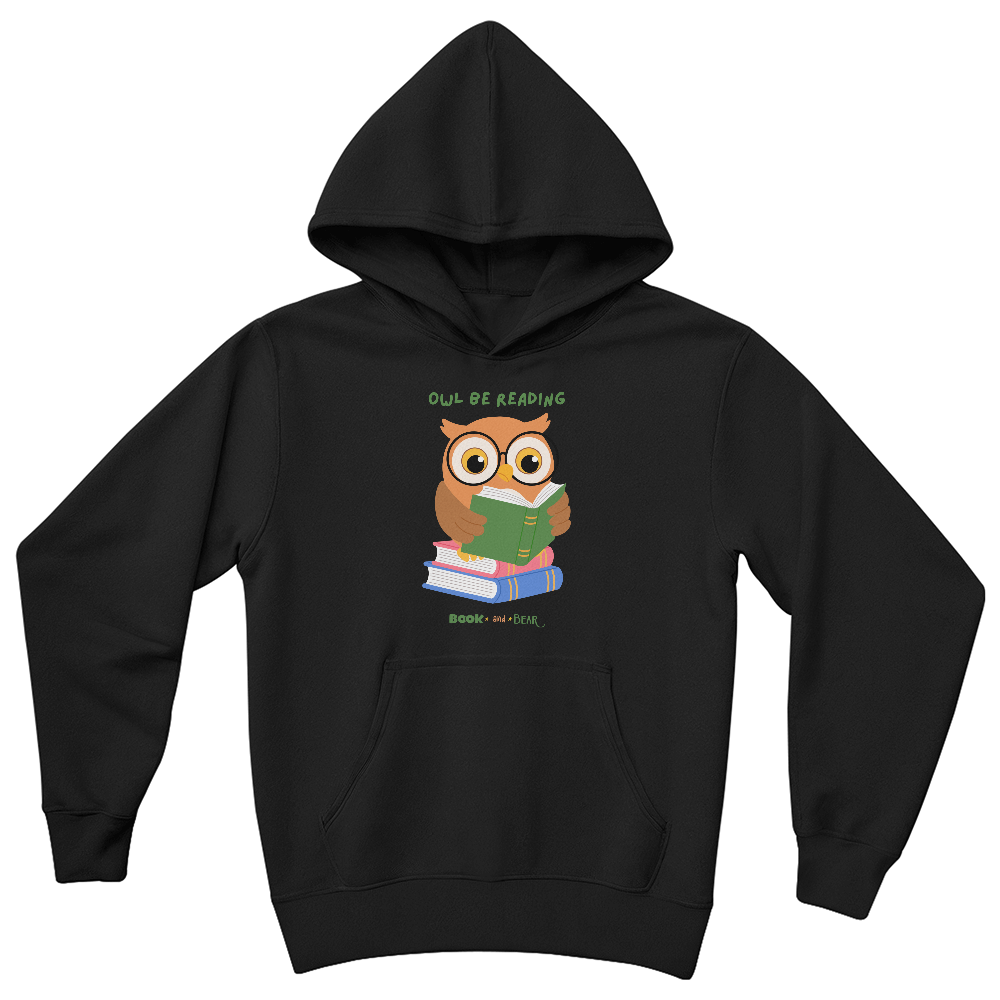 Cozy Kids' Hoodie - "Owl" Be Reading