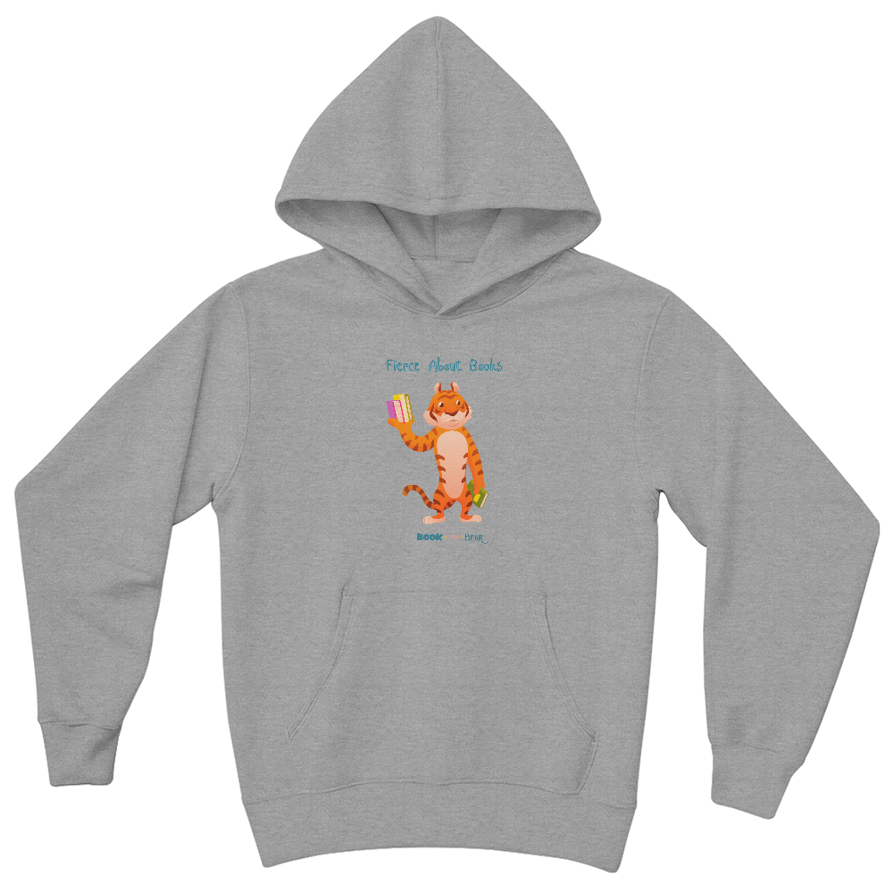 Fierce About Books Kids' Hooded Sweatshirt