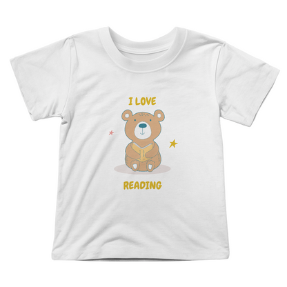 I Love Reading Toddler Short Sleeve Tee