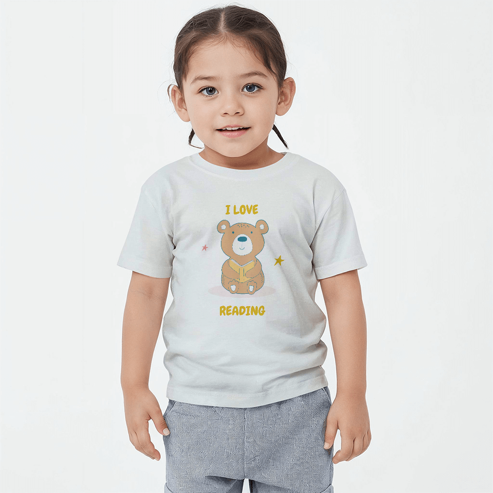 I Love Reading Toddler Short Sleeve Tee