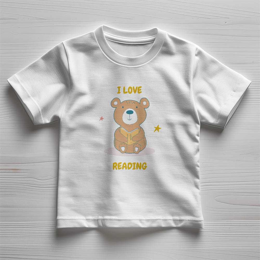 I Love Reading Toddler Short Sleeve Tee