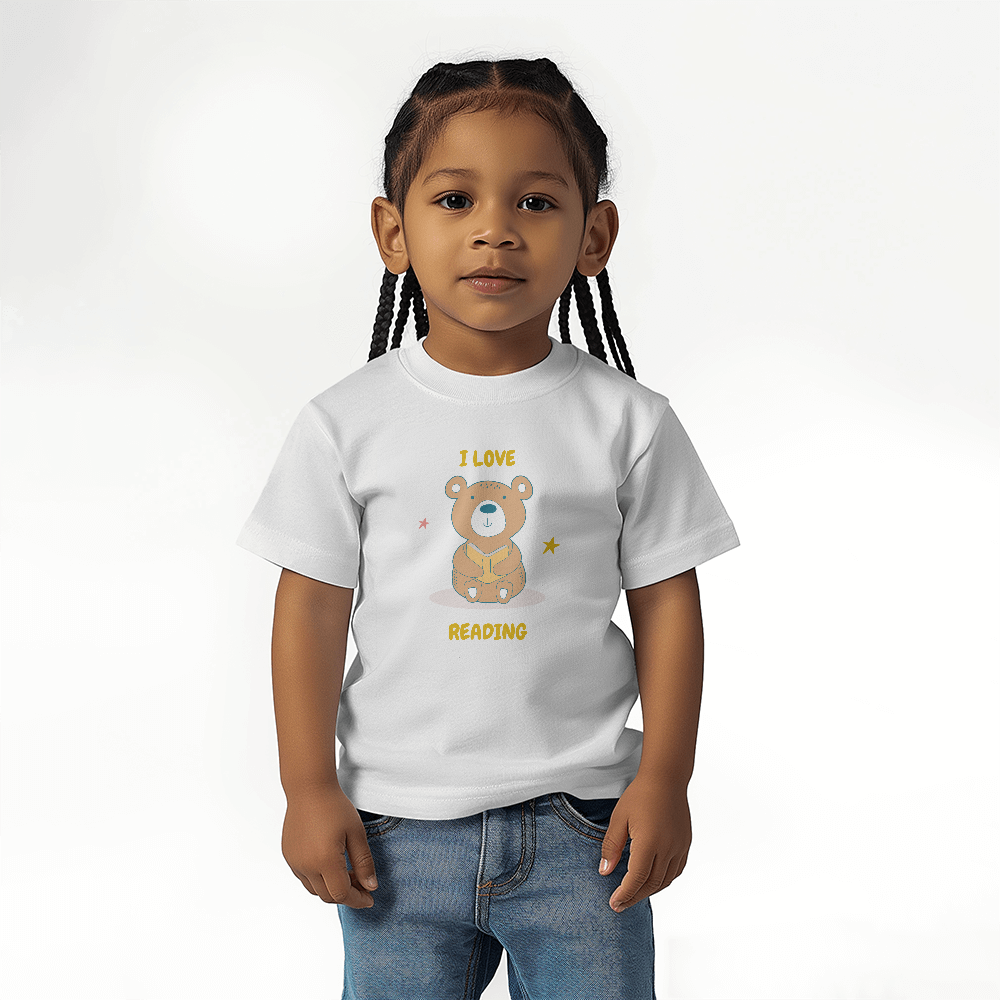 I Love Reading Toddler Short Sleeve Tee