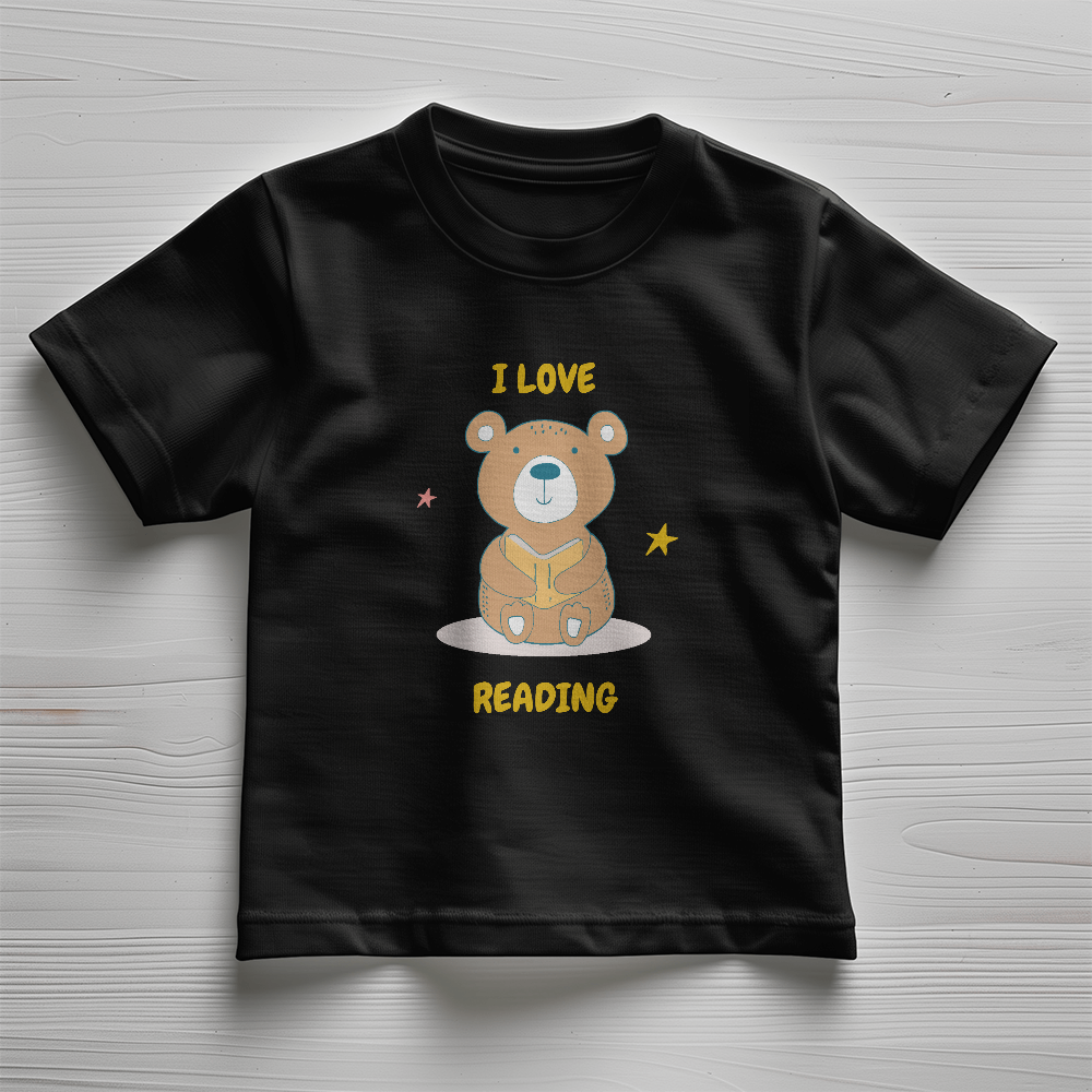 I Love Reading Toddler Short Sleeve Tee