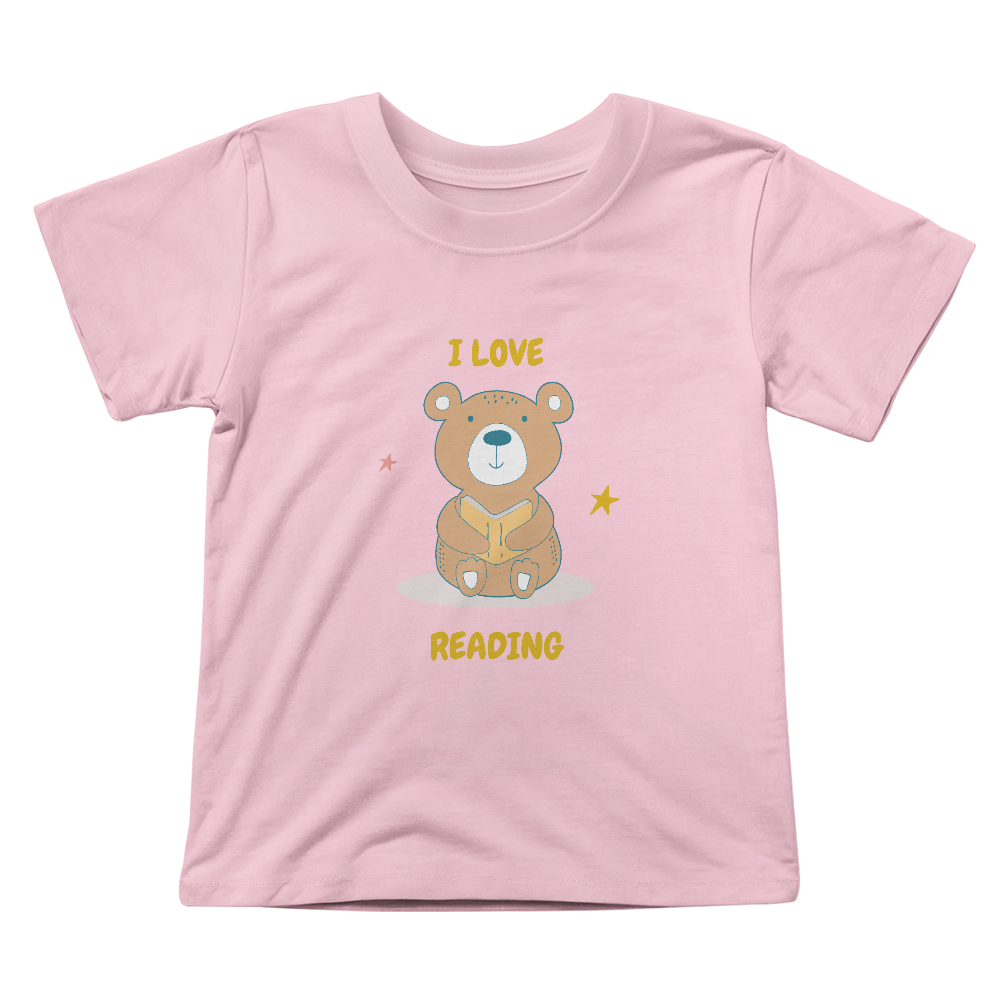 I Love Reading Toddler Short Sleeve Tee