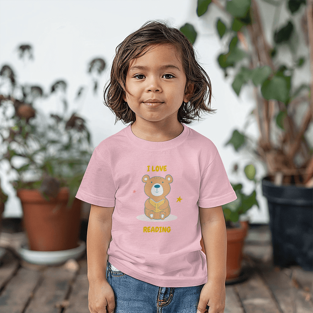 I Love Reading Toddler Short Sleeve Tee